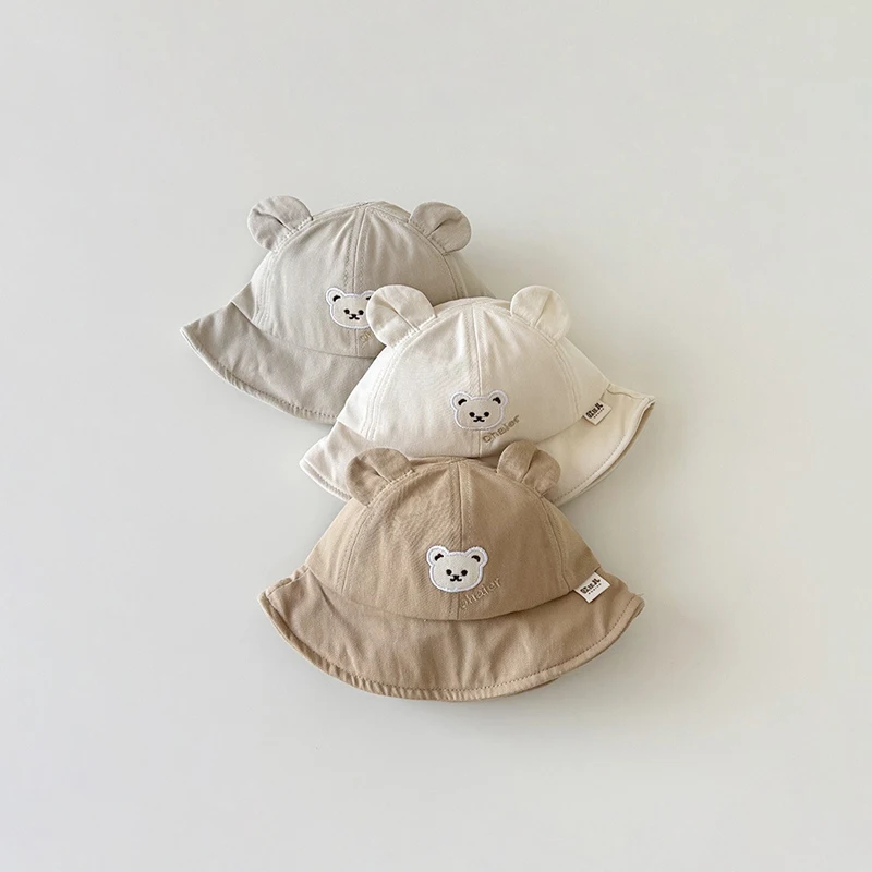 Autumn Winter Baby Fisherman Hats Bear Pattern Kids Boys Girls Sun Hats Cotton Spring Children Bucket Caps
Autumn Winter Baby Fisherman Hats Bear Pattern Kids Boys Girls Sun Hats Cotton Spring Children Bucket Caps