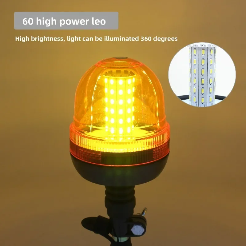 Lyr LED Amber Tractor Strobe Warning Light 12V 24V Rotary Flashing Emergency Beacon Signal Lamp For Truck Car Trailer Motorcycle
Lyr LED Amber Tractor Strobe Warning Light 12V 24V Rotary Flashing Emergency Beacon Signal Lamp For Truck Car Trailer Motorcycle