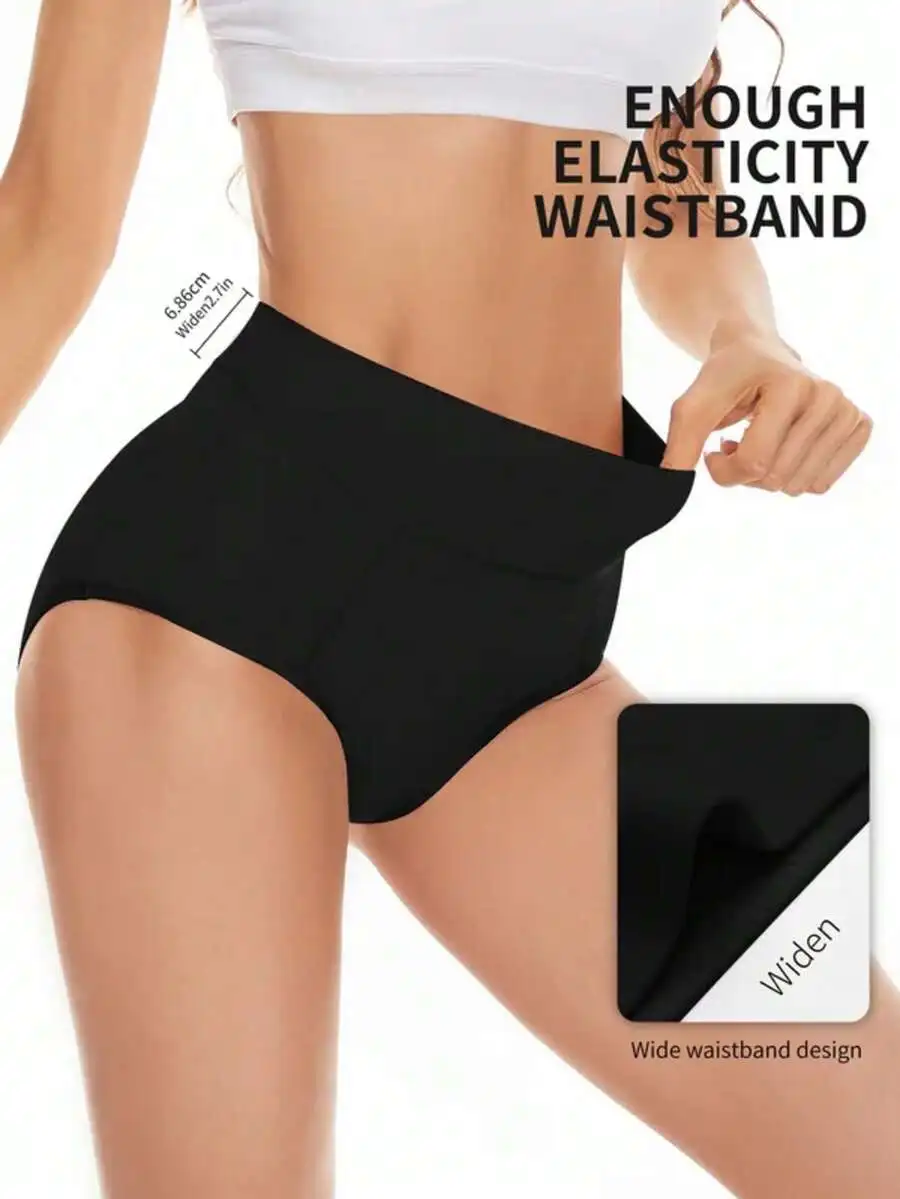 Women Seamless High Rise Briefs With Wide Elastic Waistband Belly Control Soft Cotton Panties
Women Seamless High Rise Briefs With Wide Elastic Waistband Belly Control Soft Cotton Panties