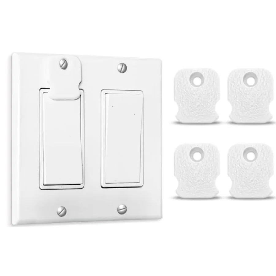 Light Switch Guard for Rocker Switches Prevent Accidental On/Off Durable Plastic Shield Easy Install and Adjustable Without Uns
Light Switch Guard for Rocker Switches Prevent Accidental On/Off Durable Plastic Shield Easy Install and Adjustable Without Uns