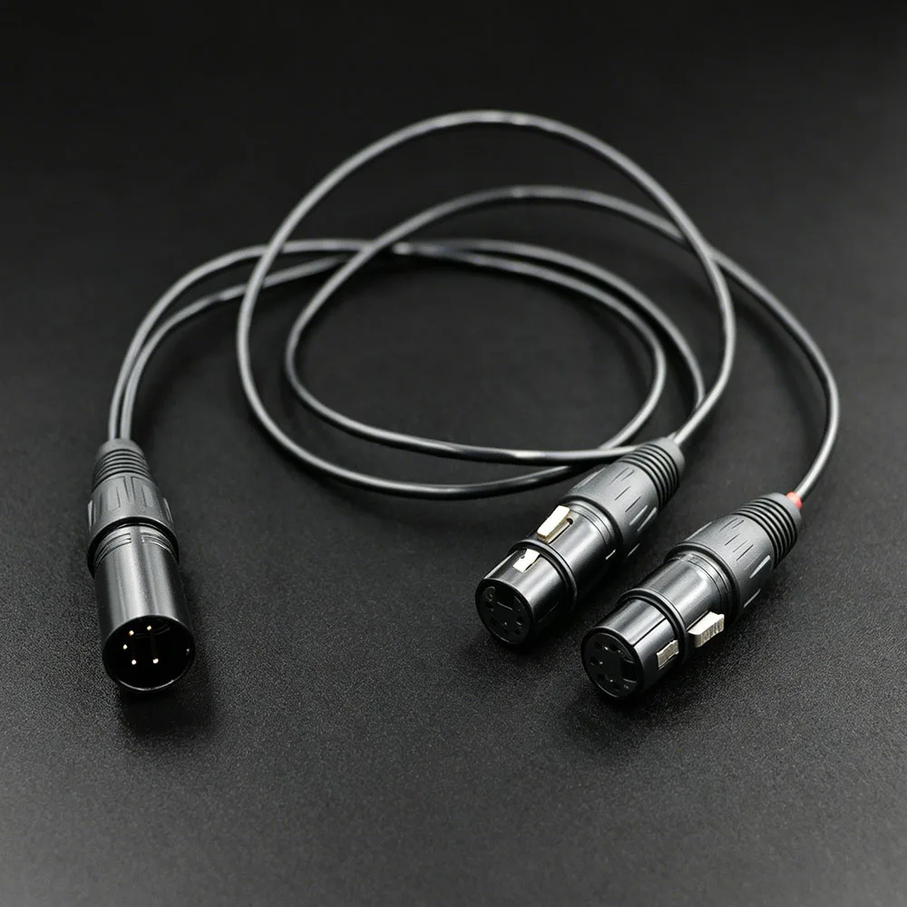 20cm-50cm XLR 5-Pin 1x Jack to 2x Plug XLR-5Pin 1F2M Microphone 8" Splitter AUDIO Cable
20cm-50cm XLR 5-Pin 1x Jack to 2x Plug XLR-5Pin 1F2M Microphone 8" Splitter AUDIO Cable