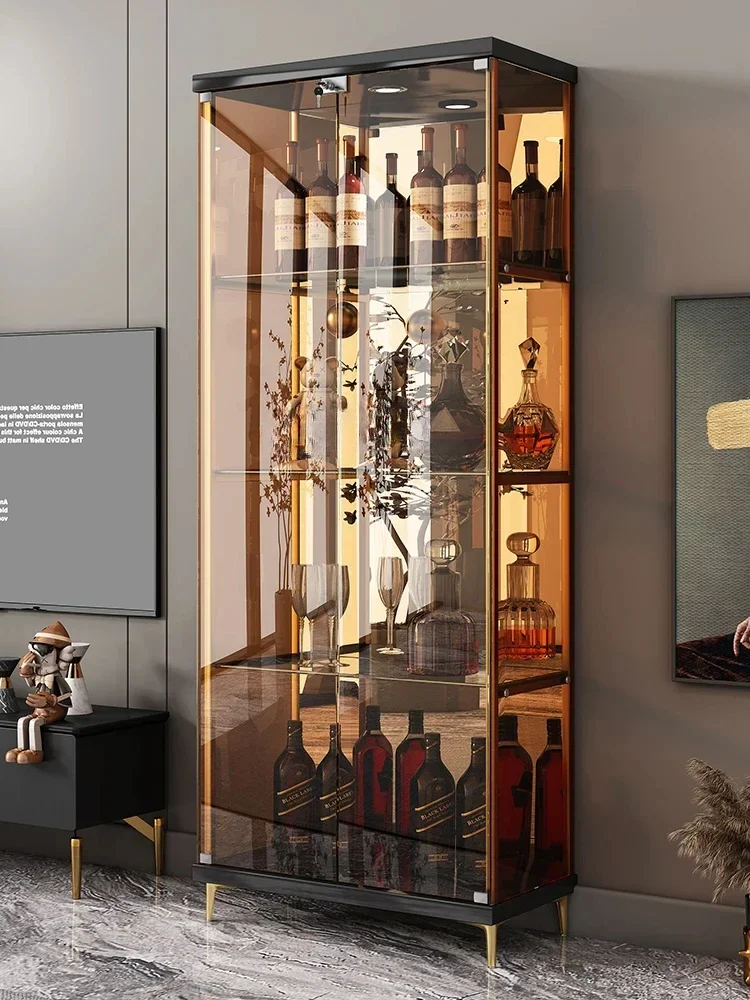 Wine Cabinet Home Wall Side Cabinet Store Display Cabinet Dining Room Wine Living Room Tempered Glass
Wine Cabinet Home Wall Side Cabinet Store Display Cabinet Dining Room Wine Living Room Tempered Glass