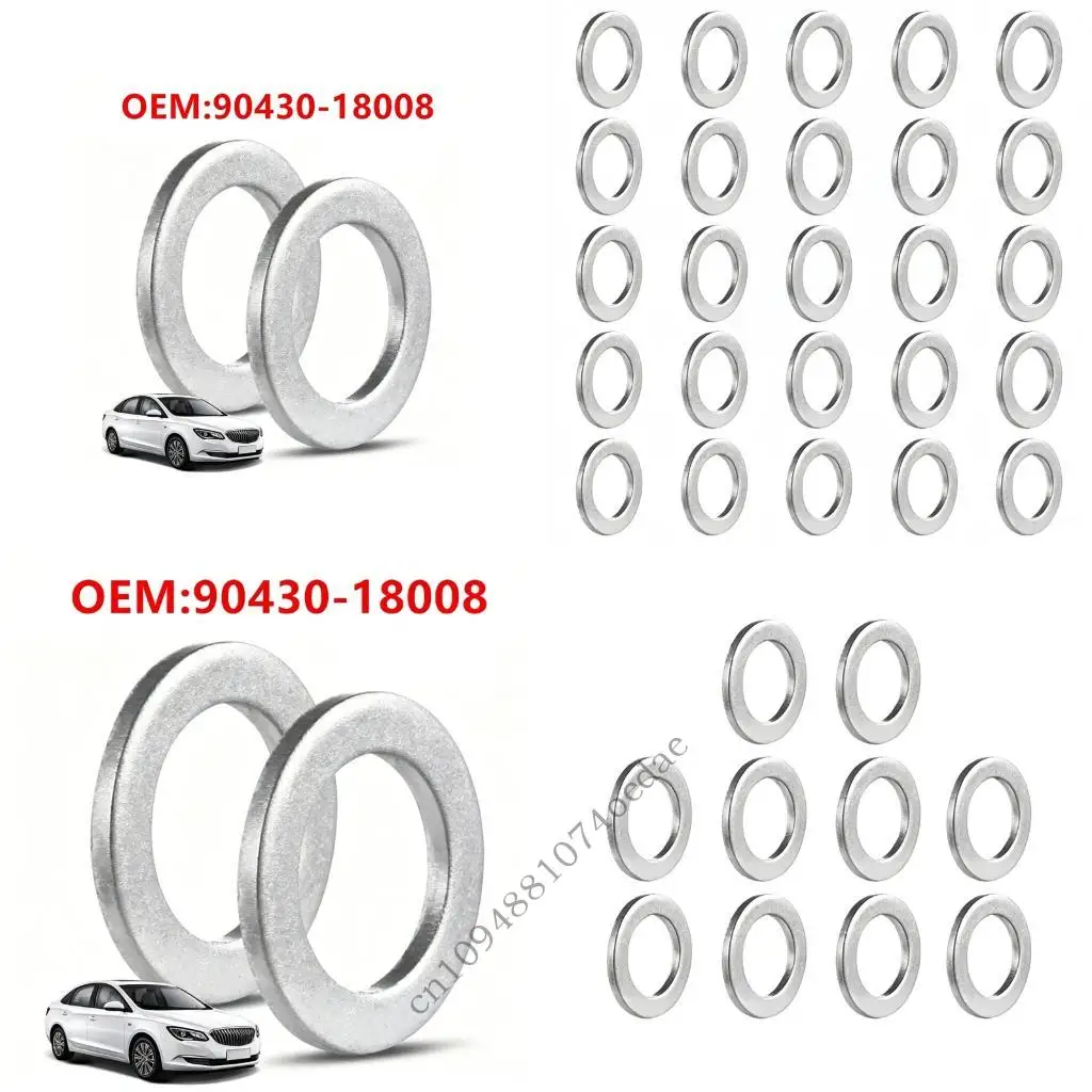 Pack Of 10 90430-18008 Anti Leak Zinc Alloy Washers Easy to Use for Automotive
Pack Of 10 90430-18008 Anti Leak Zinc Alloy Washers Easy to Use for Automotive