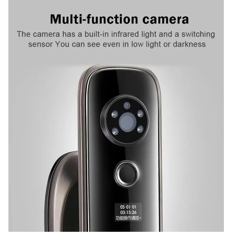 Fully Automatic 3D Face Recognition Smart Door Lock with WiFi for Hotels
Fully Automatic 3D Face Recognition Smart Door Lock with WiFi for Hotels