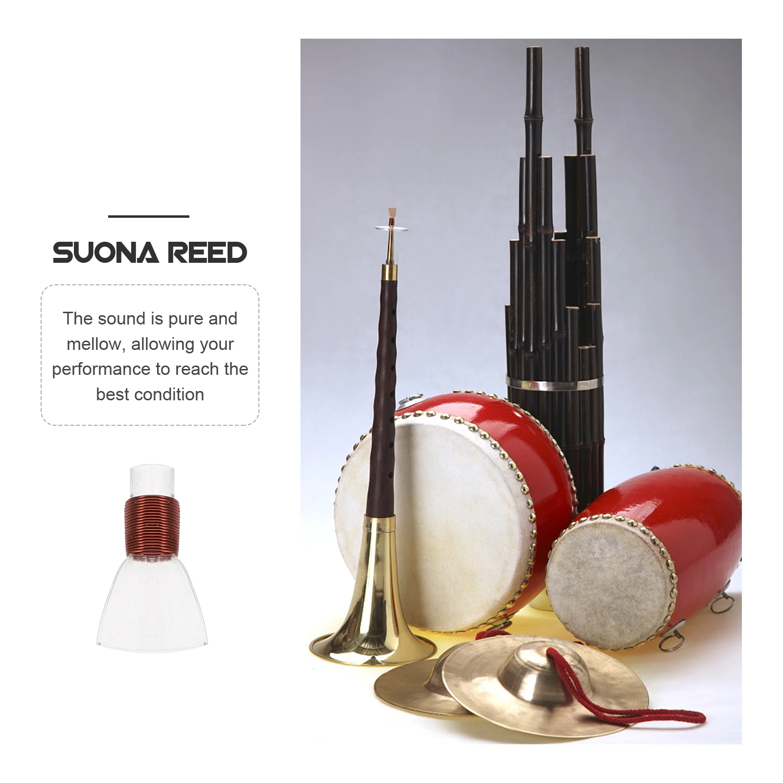 10 pcs Plastic for Musical Instruments Parts Accessories Reed For Plastic Suona Accessories Parts Suona Excellent Sound
10 pcs Plastic for Musical Instruments Parts Accessories Reed For Plastic Suona Accessories Parts Suona Excellent Sound