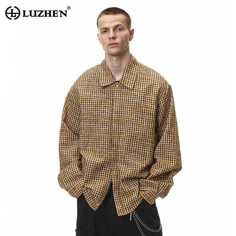 LUZHEN 2025 Autumn Trendy Checked Printed Long Sleeve Shirts Men Original Handsome Elegant Women's Couples Clothes Casual JY3860
LUZHEN 2025 Autumn Trendy Checked Printed Long Sleeve Shirts Men Original Handsome Elegant Women's Couples Clothes Casual JY3860