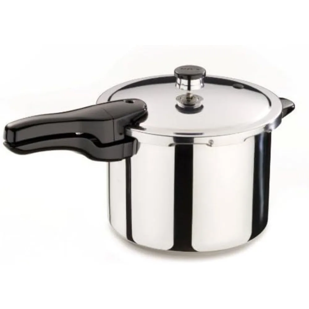 Pressure Cooker With Rack/Recipe Book, Stainless Steel, 6-Qt.
Pressure Cooker With Rack/Recipe Book, Stainless Steel, 6-Qt.