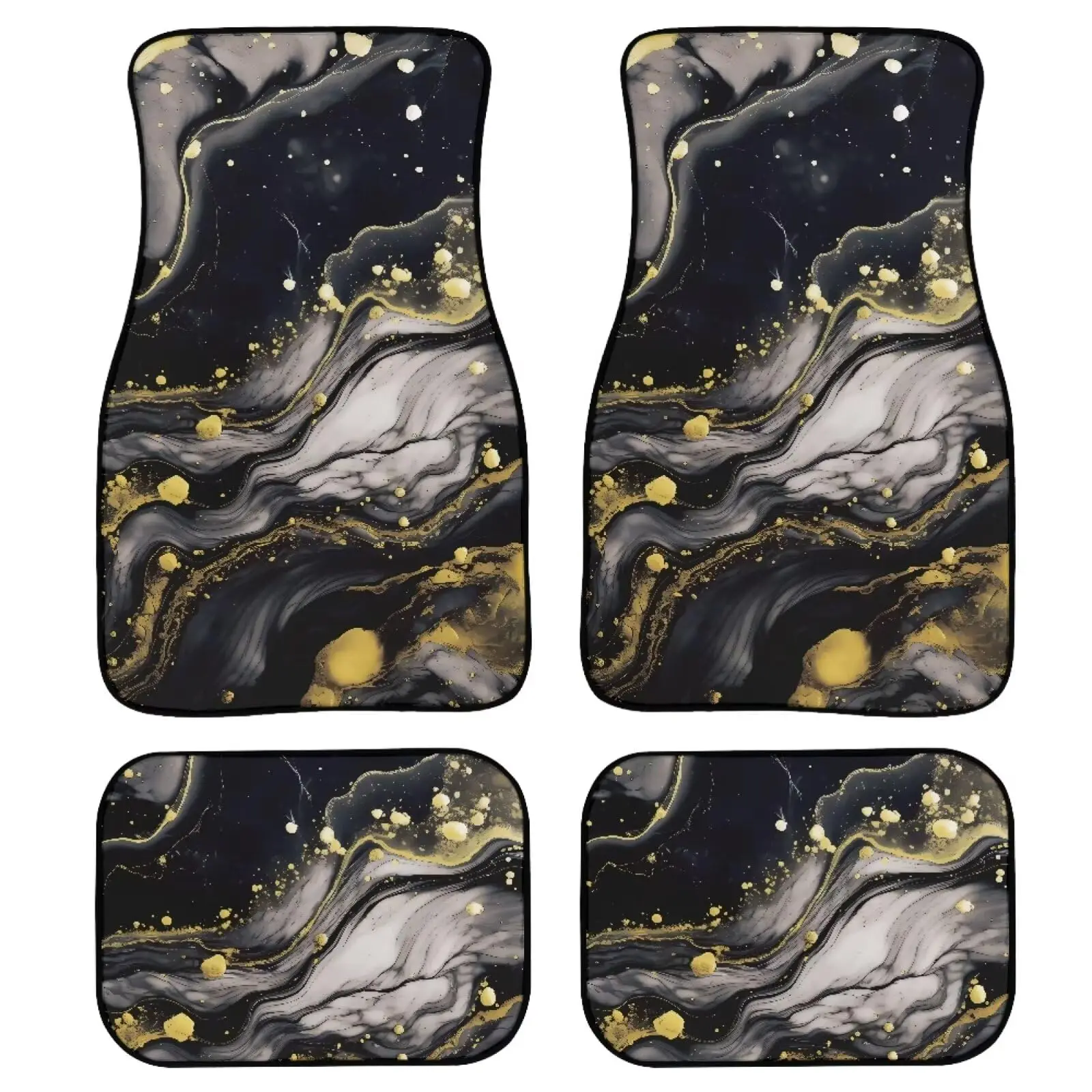 Marble Pattern Car Floor Mats 4pcs Set Non Slip Rubber Backing Automotive Interior Accessory
Marble Pattern Car Floor Mats 4pcs Set Non Slip Rubber Backing Automotive Interior Accessory