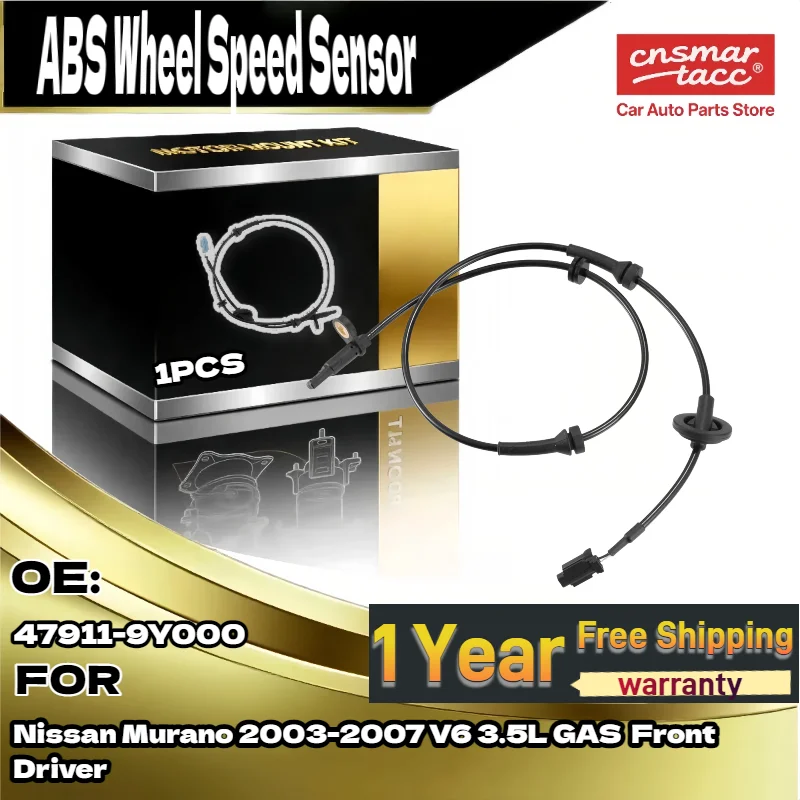 Датчик скорости переднего водительского левого колеса ABS для Nissan Murano 2003-2007 V6 3.5L GAS Замена 479119Y000 47911-9Y000
Датчик скорости переднего водительского левого колеса ABS для Nissan Murano 2003-2007 V6 3.5L GAS Замена 479119Y000 47911-9Y000