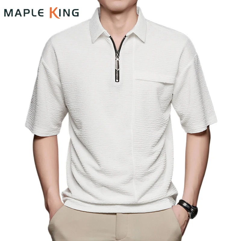 Mens Summer Clothes Polo Shirts Ropa Golf Hombre New in 2025 Luxury Half Zipper Designer Men Business Office Polos Tee Shirts
Mens Summer Clothes Polo Shirts Ropa Golf Hombre New in 2025 Luxury Half Zipper Designer Men Business Office Polos Tee Shirts
