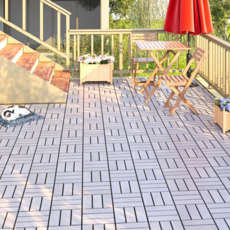 10 PCS Interlocking Deck Tiles Checker Pattern Light Gray Square Acacia Hardwood Outdoor Flooring For Patio Pool Side
10 PCS Interlocking Deck Tiles Checker Pattern Light Gray Square Acacia Hardwood Outdoor Flooring For Patio Pool Side