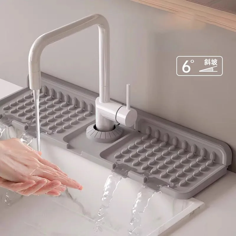 Silicone Faucet Draining Pad, Foldable And Freely Customizable Waterproof Pad, Multi-functional Kitchen Sink Splash-proof Pad
Silicone Faucet Draining Pad, Foldable And Freely Customizable Waterproof Pad, Multi-functional Kitchen Sink Splash-proof Pad