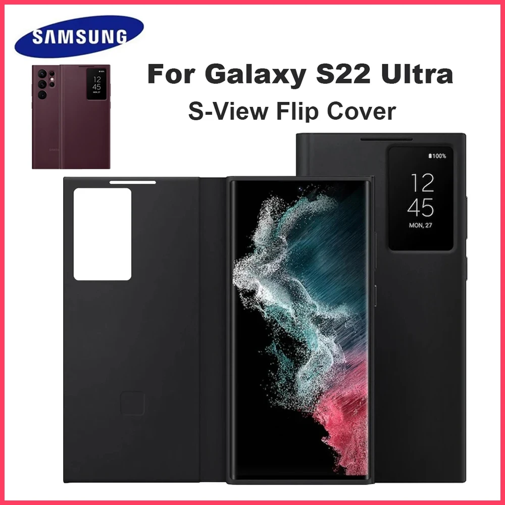 Для оригинального SAMSUNG Galaxy S22 Ultra S-View Flip Cover для хранения карт (антибактериальный), оригинальный
Для оригинального SAMSUNG Galaxy S22 Ultra S-View Flip Cover для хранения карт (антибактериальный), оригинальный