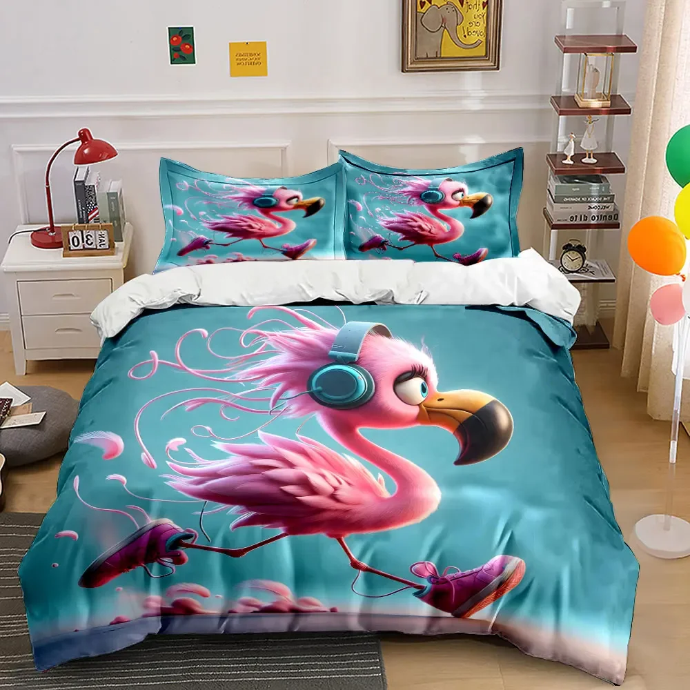Pink Flamingo Sport Set Soft Comfortable Duvet Cover Bedding Set Included 1*Duvet Cover & 2*Pillowcases, gift
Pink Flamingo Sport Set Soft Comfortable Duvet Cover Bedding Set Included 1*Duvet Cover & 2*Pillowcases, gift