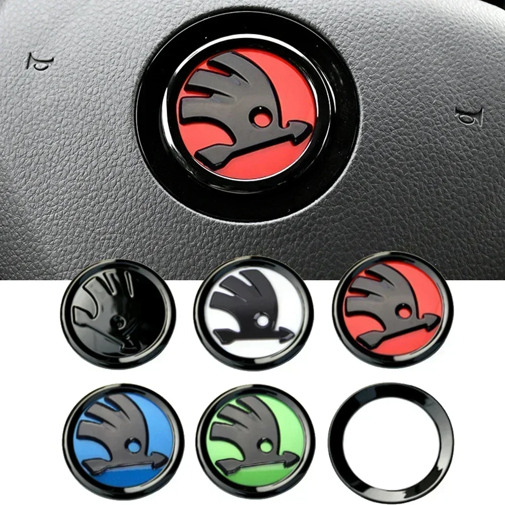 for Skoda 46MM Car Steering Wheel Logo Emblem Sticker Rapid Octavia Fabia Laura Superb VRS Yeti Kodiaq Karoq KAMIQ Scala Citigo
for Skoda 46MM Car Steering Wheel Logo Emblem Sticker Rapid Octavia Fabia Laura Superb VRS Yeti Kodiaq Karoq KAMIQ Scala Citigo