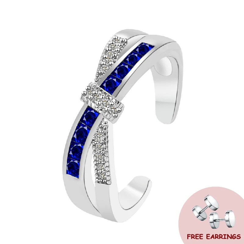 Trendy Finger Ring with Zircon Bowknot Shape Ornament 925 Silver Jewelry for Women Wedding Engagement Party Gift Rings Wholesale
Trendy Finger Ring with Zircon Bowknot Shape Ornament 925 Silver Jewelry for Women Wedding Engagement Party Gift Rings Wholesale
