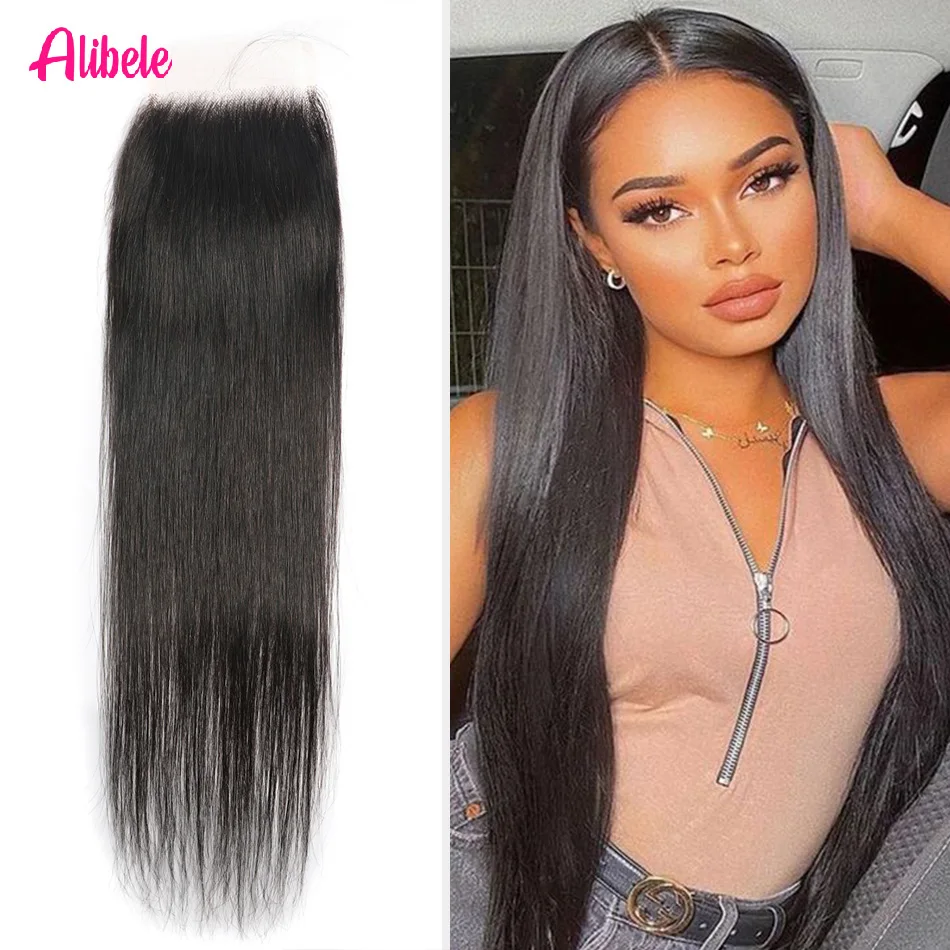 Alibele Remy Hair Extensions Straight Burmese 100% Human Hair 4x4 Transparent Lace Closure Natural Hair Closure With Baby Hair
Alibele Remy Hair Extensions Straight Burmese 100% Human Hair 4x4 Transparent Lace Closure Natural Hair Closure With Baby Hair