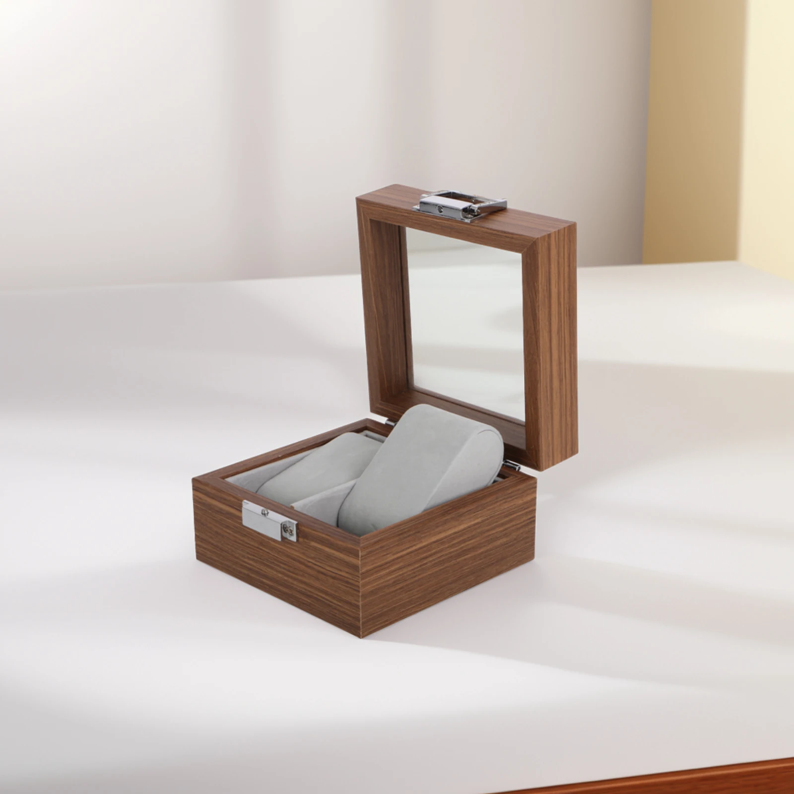 Wooden Watch Case Storage Box for Jewelry Box Jewelry Glass Lid High Quality Protective Elegant Design Long Use
Wooden Watch Case Storage Box for Jewelry Box Jewelry Glass Lid High Quality Protective Elegant Design Long Use