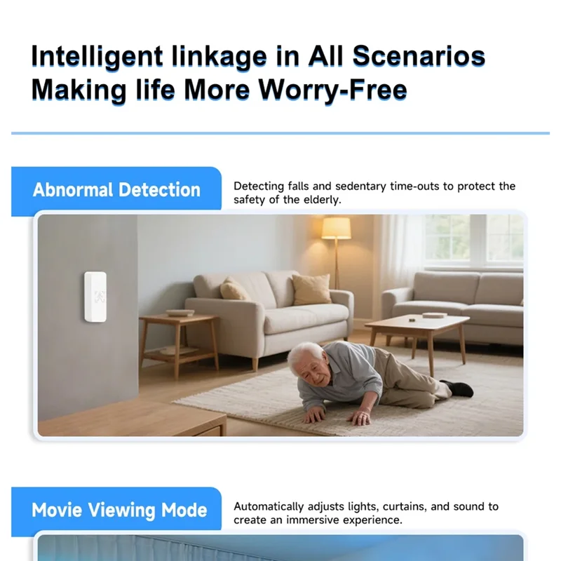 -A26M Tuya Wi-Fi 2,4G/Zigbee 3,0 датчик присутствия человека 10G волновой радар-детектор движения Tuya система обнаружения датчика с управлением через приложение
-A26M Tuya Wi-Fi 2,4G/Zigbee 3,0 датчик присутствия человека 10G волновой радар-детектор движения Tuya система обнаружения датчика с управлением через приложение