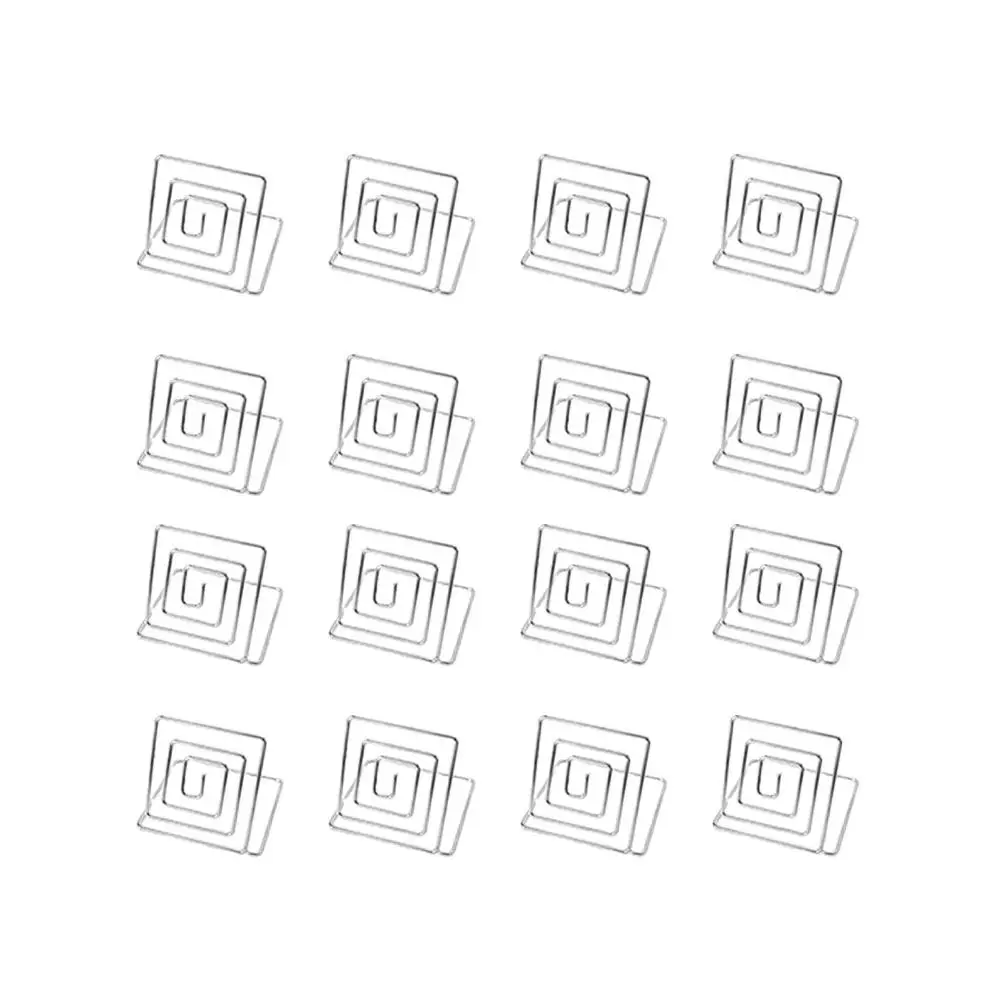 16Pcs Metal Memo Holders Clip Creative Desk Note Stand for Wedding Party Restaurant Banquet Table Number Display
16Pcs Metal Memo Holders Clip Creative Desk Note Stand for Wedding Party Restaurant Banquet Table Number Display