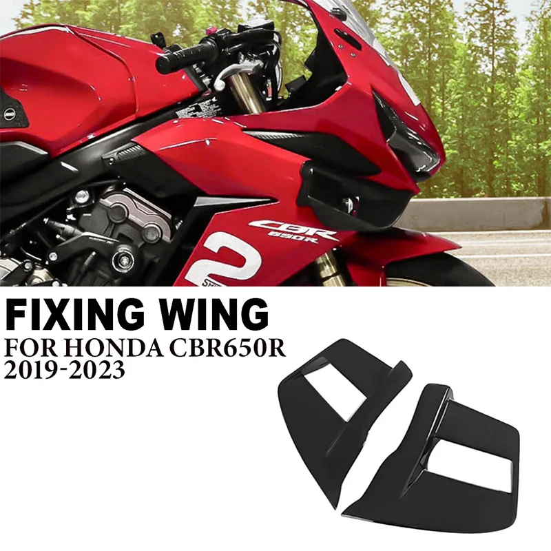 Suitable for Honda CBR650R 2019-2023 19 20 21 22 23 motorcycle windshield, fixed wing side spoiler, new aerodynamic wing
Suitable for Honda CBR650R 2019-2023 19 20 21 22 23 motorcycle windshield, fixed wing side spoiler, new aerodynamic wing