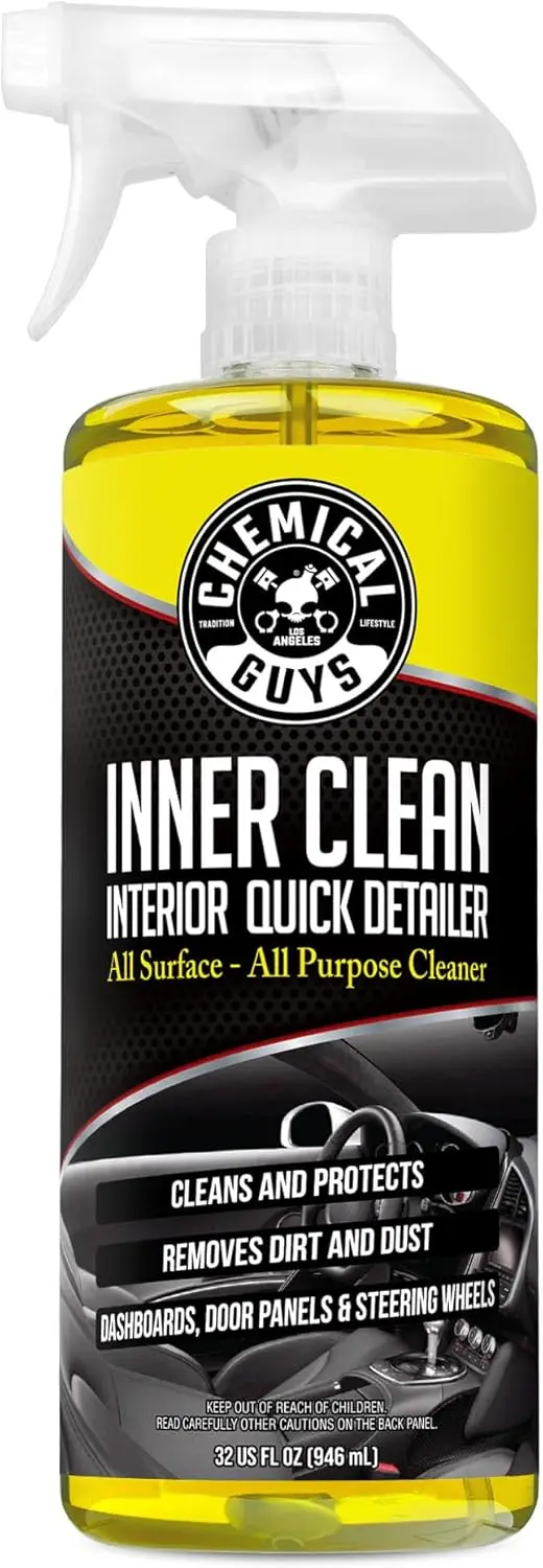 Interior Cleaner with Pineapple Scent, Dust Repellent, Non Greasy Formula for Dashboard and Car Interior, 32 fl oz
Interior Cleaner with Pineapple Scent, Dust Repellent, Non Greasy Formula for Dashboard and Car Interior, 32 fl oz