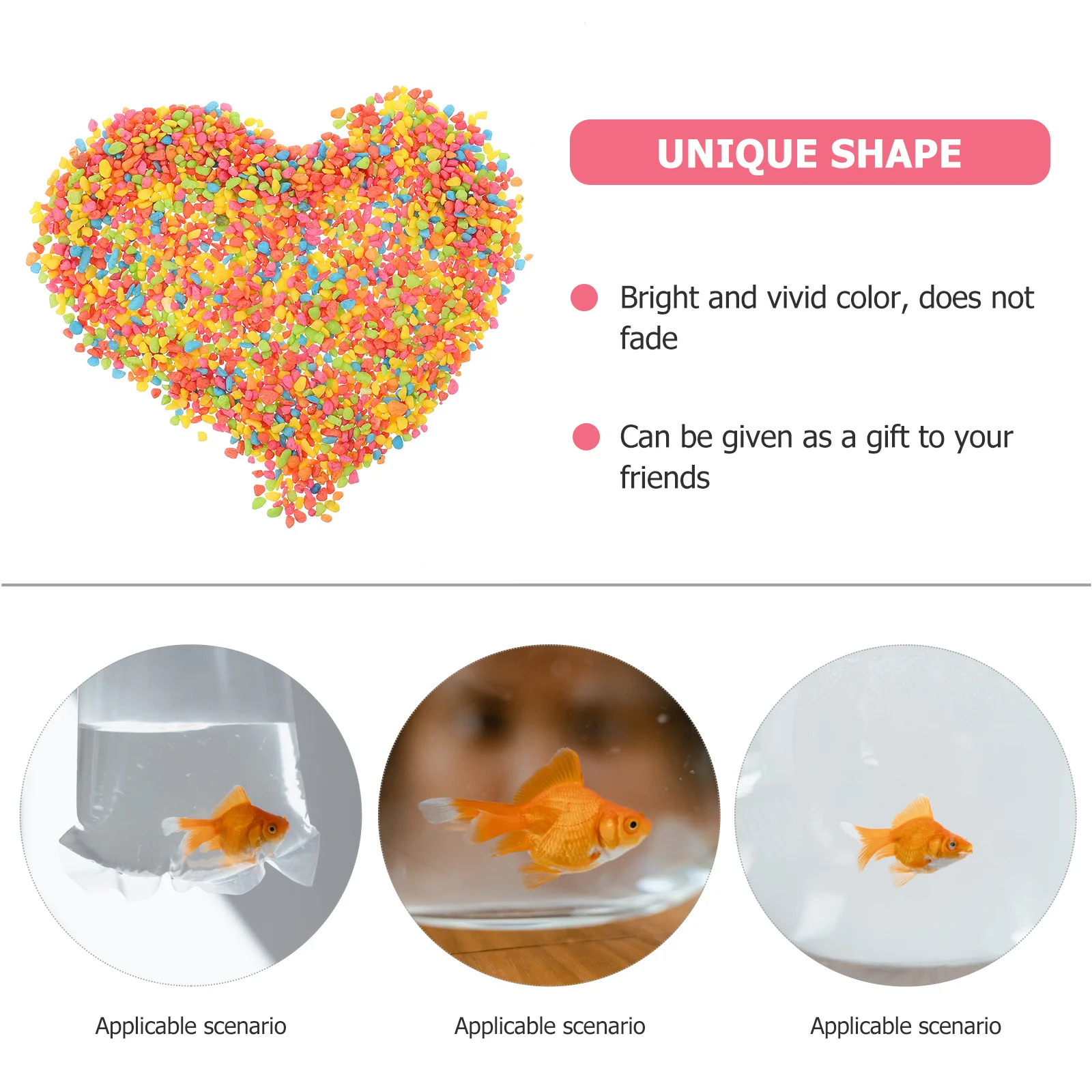Colorful Bottom Sand Fish Tank Pebbles Aquarium Rocks 2 Packs Bright Stones Garden Decoration Water Tank Base Sand Pet Supplies
Colorful Bottom Sand Fish Tank Pebbles Aquarium Rocks 2 Packs Bright Stones Garden Decoration Water Tank Base Sand Pet Supplies