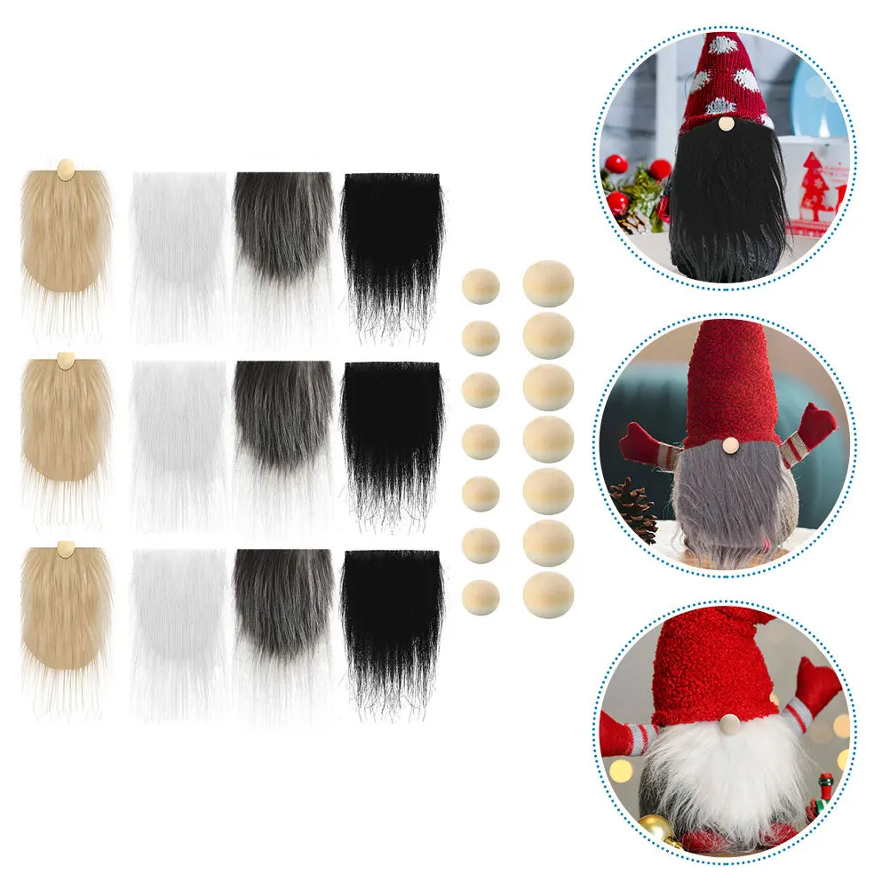 1Set Faux Gnome Beards Set Artificial Beard Craft Materials Wood Beads Holiday Santa Costume Accessory for Festive Event
1Set Faux Gnome Beards Set Artificial Beard Craft Materials Wood Beads Holiday Santa Costume Accessory for Festive Event