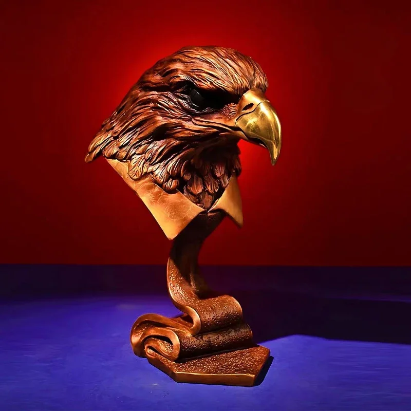 Eagle Head Copper Ornaments, Office Decoration, Opening Gifts, Pure Brass Crafts, Small Size 2.2 Kg, Large Size 16.8 Kg
Eagle Head Copper Ornaments, Office Decoration, Opening Gifts, Pure Brass Crafts, Small Size 2.2 Kg, Large Size 16.8 Kg