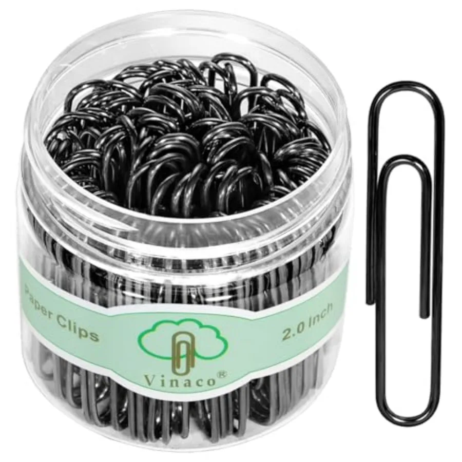 Paper Clips, 100 Pack Large Paper Clips 2 Inch 50 mm,Durable and Rust Resistant, Jumbo Paperclips. Great for Office, School and
Paper Clips, 100 Pack Large Paper Clips 2 Inch 50 mm,Durable and Rust Resistant, Jumbo Paperclips. Great for Office, School and