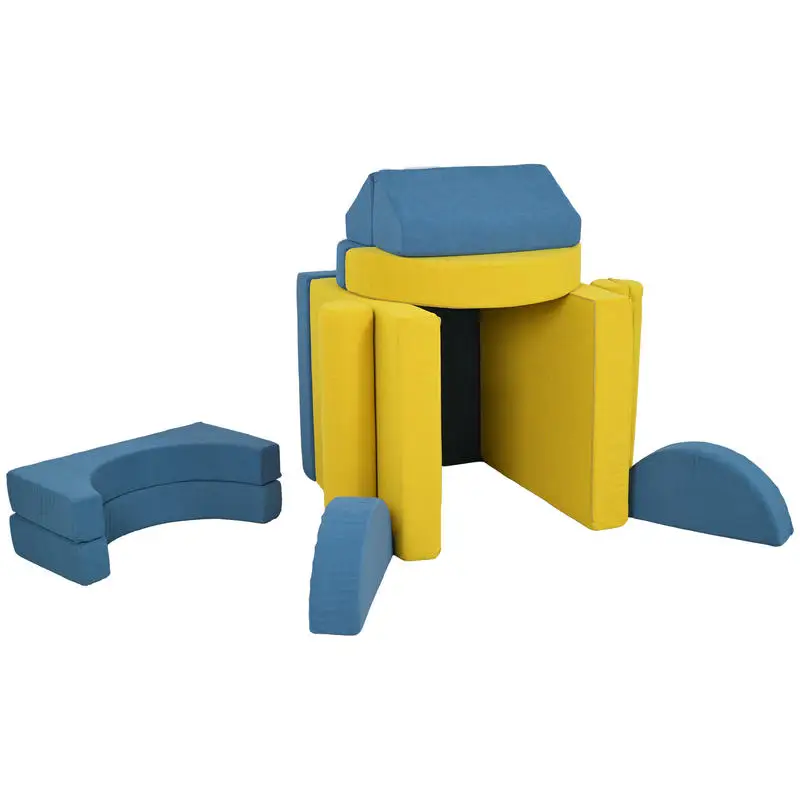 Qaba 14 Pieces Foam Climbing Blocks for Toddlers, Indoor Climb and Crawl Activity Play Set, Yellow
Qaba 14 Pieces Foam Climbing Blocks for Toddlers, Indoor Climb and Crawl Activity Play Set, Yellow