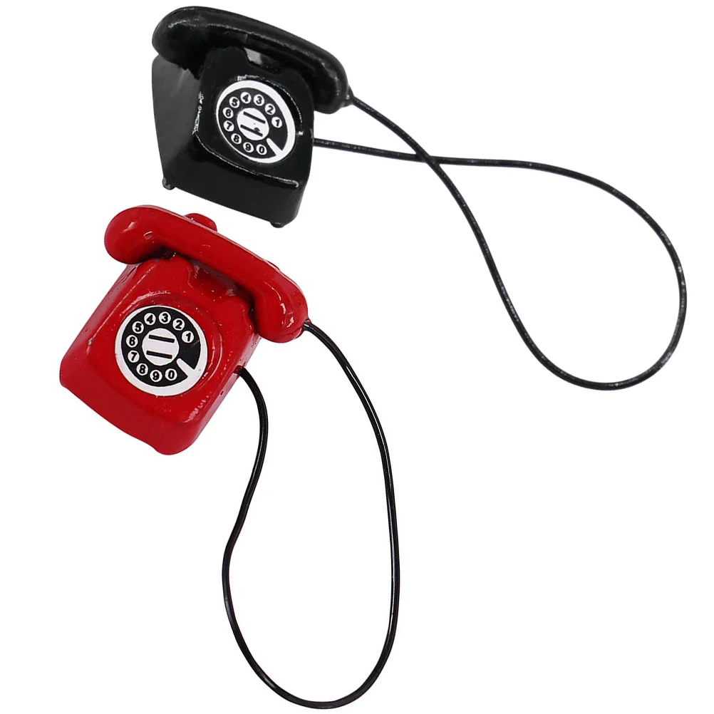 2 Pcs Furniture House Phone Mobile Phones Miniature Metal Educational Toy Telephone
2 Pcs Furniture House Phone Mobile Phones Miniature Metal Educational Toy Telephone