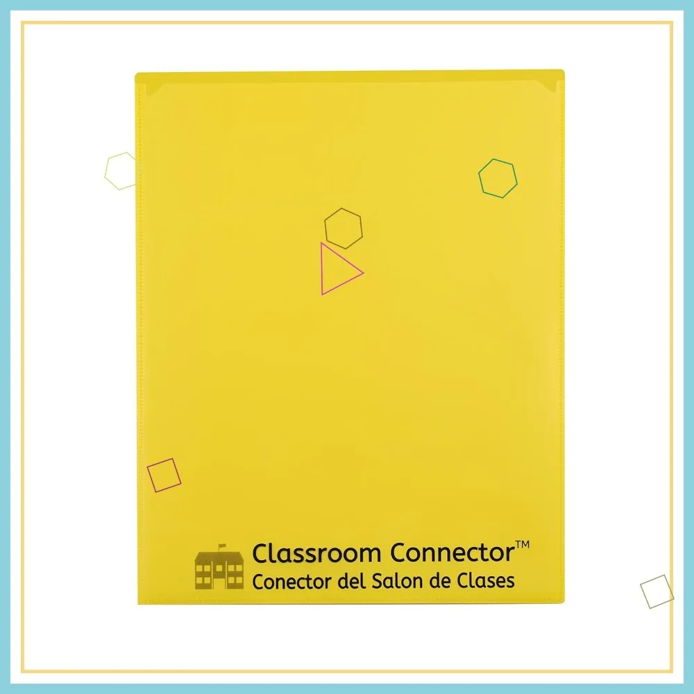 Yellow School-to-Home Folders, Classroom Connector Set of 25 per Box for Students and Teachers
Yellow School-to-Home Folders, Classroom Connector Set of 25 per Box for Students and Teachers