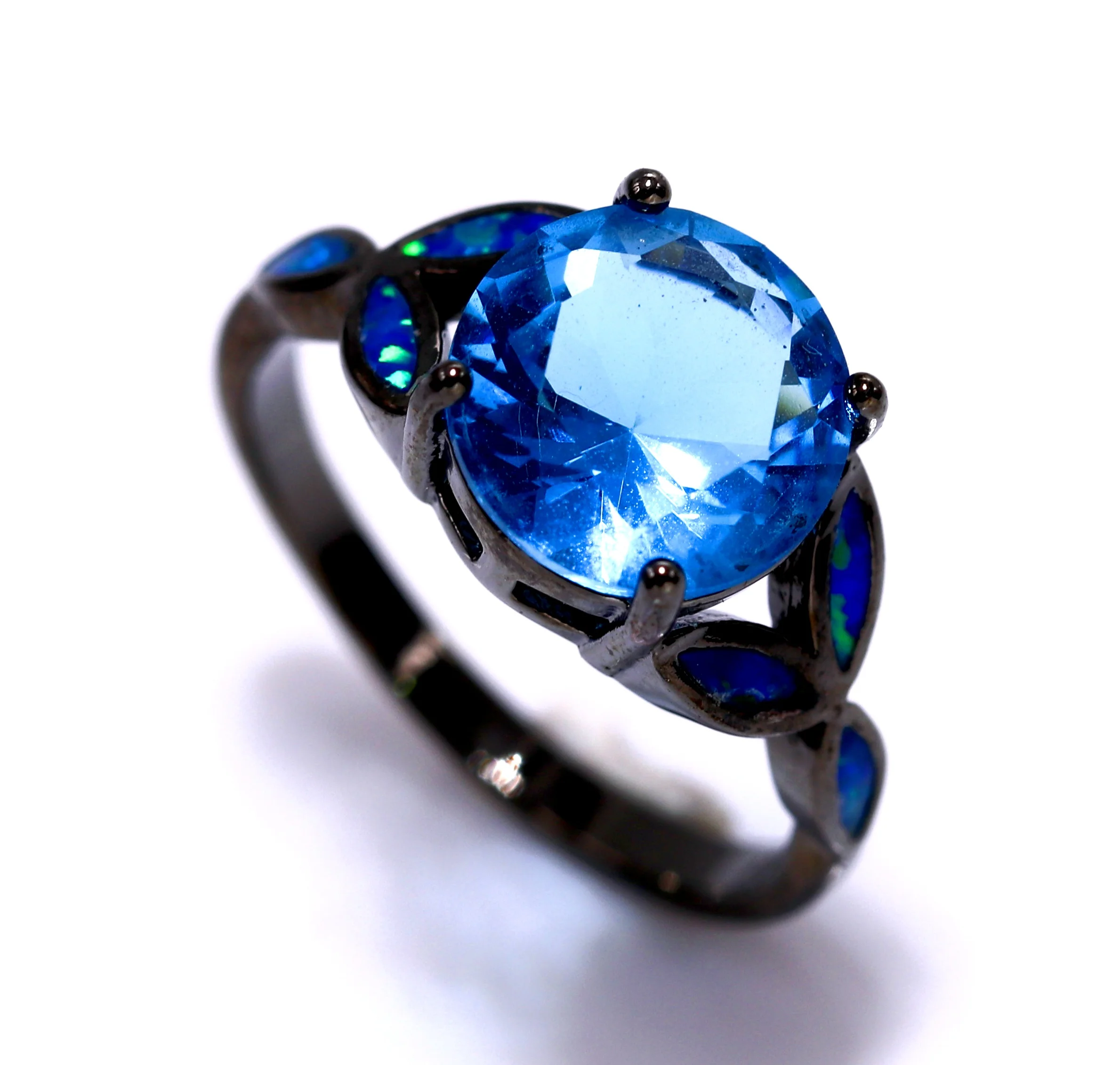 JieLing Blue Zircon Ring for Women, Gothic Jewelry with Sparkling Gemstones, Cute Geometric Dainty Accessories, Trendy 2025 Gift
JieLing Blue Zircon Ring for Women, Gothic Jewelry with Sparkling Gemstones, Cute Geometric Dainty Accessories, Trendy 2025 Gift