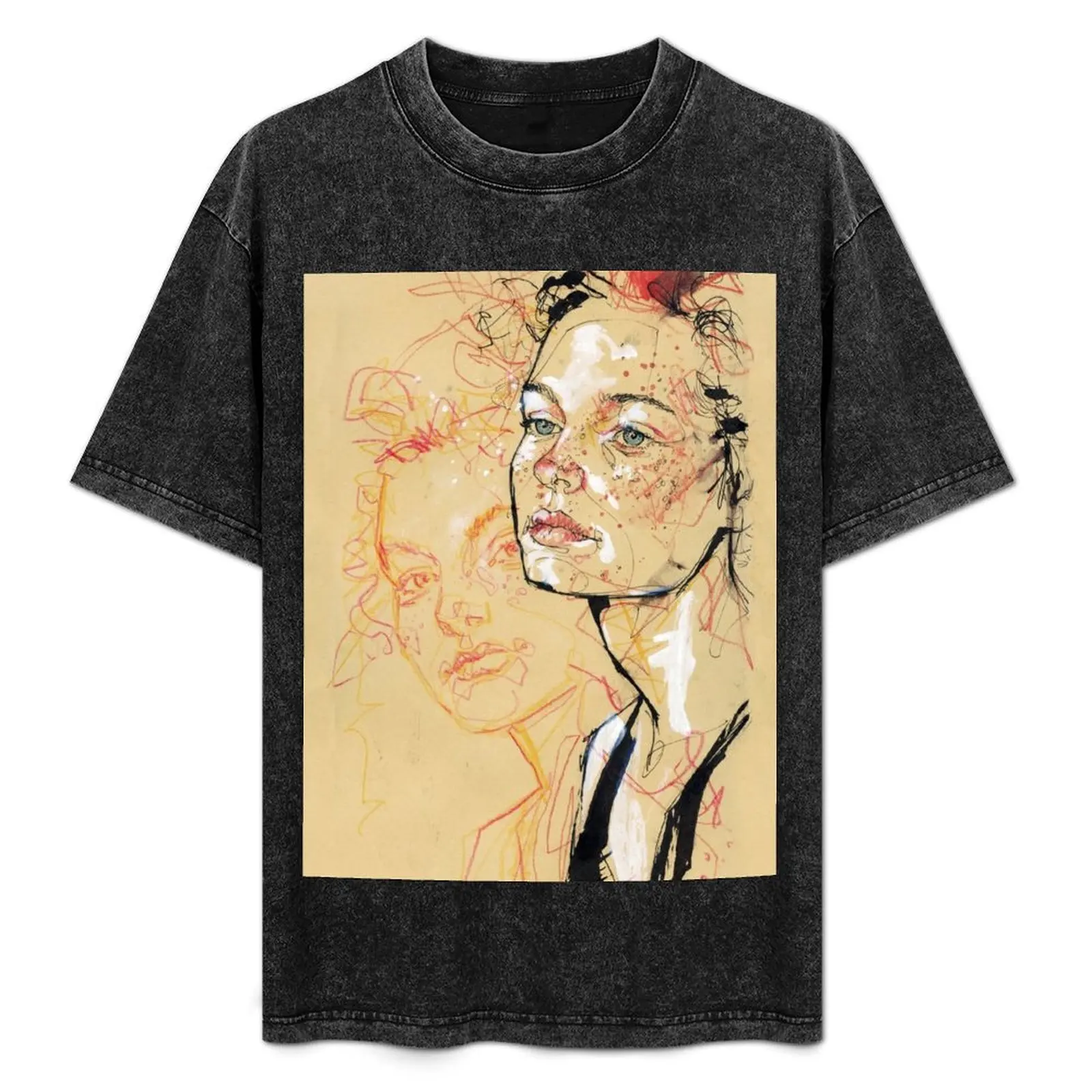 Ola Kursa on a sketchbook clay paper page. T-Shirt Large Size Breathable Tee
Ola Kursa on a sketchbook clay paper page. T-Shirt Large Size Breathable Tee