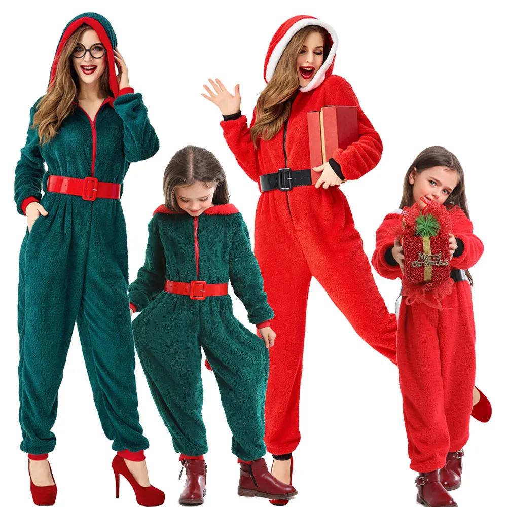 Women Christmas Hooded Jumpsuits Christmas Clothes Suit Xmas Party Cosplay Costume New Year Santa Claus Parent-child Jumpsuit
Women Christmas Hooded Jumpsuits Christmas Clothes Suit Xmas Party Cosplay Costume New Year Santa Claus Parent-child Jumpsuit