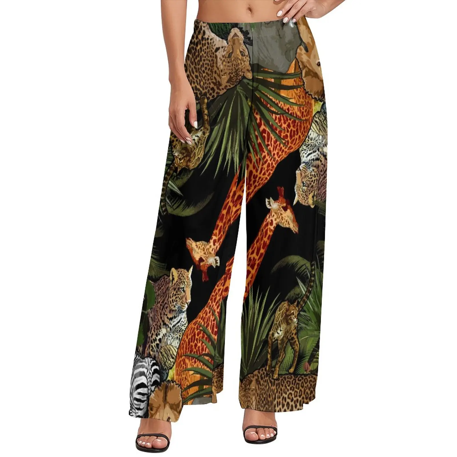Giraffe And Leopard Pants Women African Wildlife Street Wear Trousers High Waisted Office Wide Pants Birthday Gift
Giraffe And Leopard Pants Women African Wildlife Street Wear Trousers High Waisted Office Wide Pants Birthday Gift