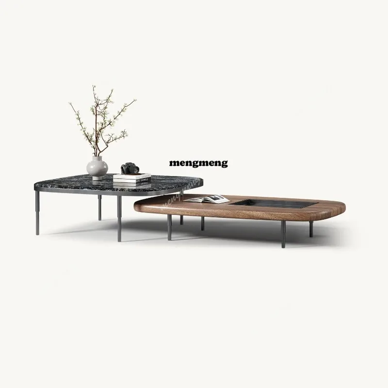 Coffee table high-end sense light luxury modern large apartment Italian minimalist large flat-floor villa living room walnut
Coffee table high-end sense light luxury modern large apartment Italian minimalist large flat-floor villa living room walnut