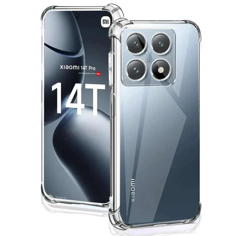 For Xiaomi 14T pro case crystal shell soft silicone phone cover for Xiomi 14Tpro clear shockproof airbag TPU protector bumpers
For Xiaomi 14T pro case crystal shell soft silicone phone cover for Xiomi 14Tpro clear shockproof airbag TPU protector bumpers