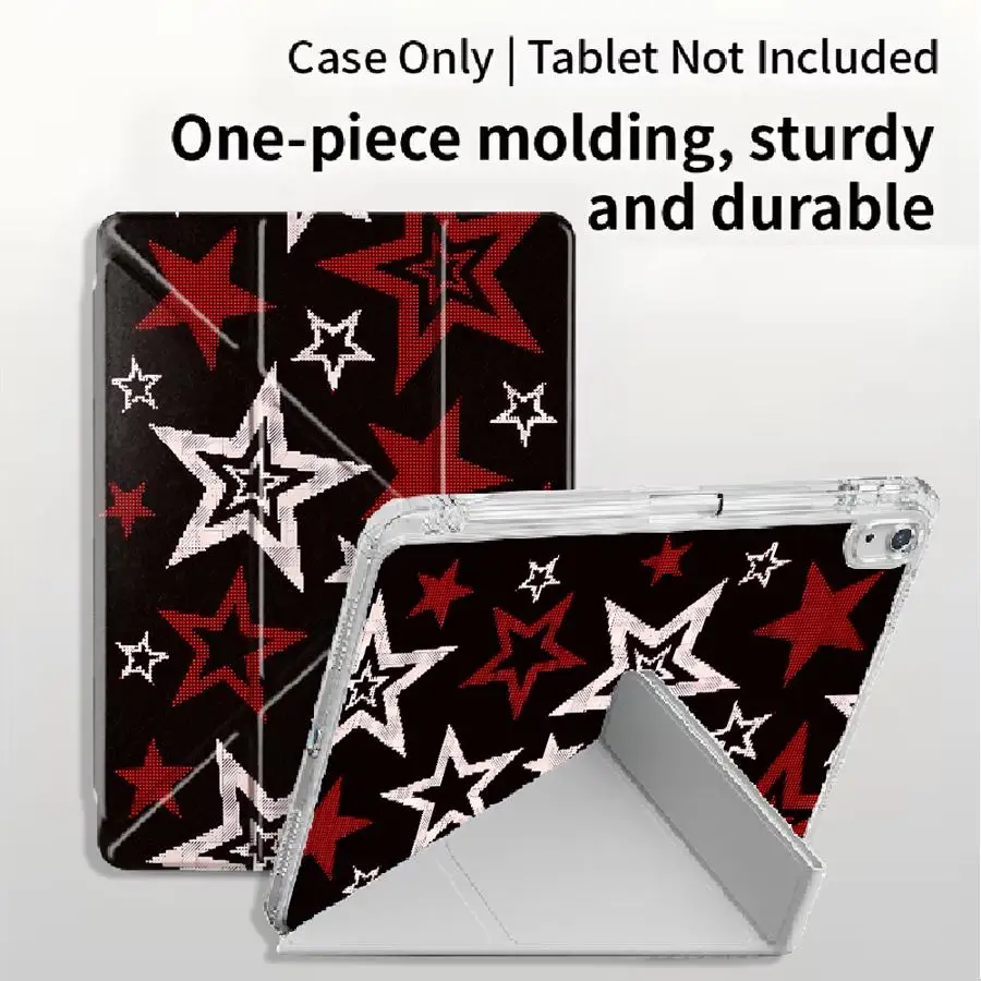 Red White Stars Holder Cover Tablet Case For iPad 11th 10th 9th 8th 7th 12.9inch Air 4 5 M3 M2 M4 11inch Pro 2025 Mini 6 7
Red White Stars Holder Cover Tablet Case For iPad 11th 10th 9th 8th 7th 12.9inch Air 4 5 M3 M2 M4 11inch Pro 2025 Mini 6 7