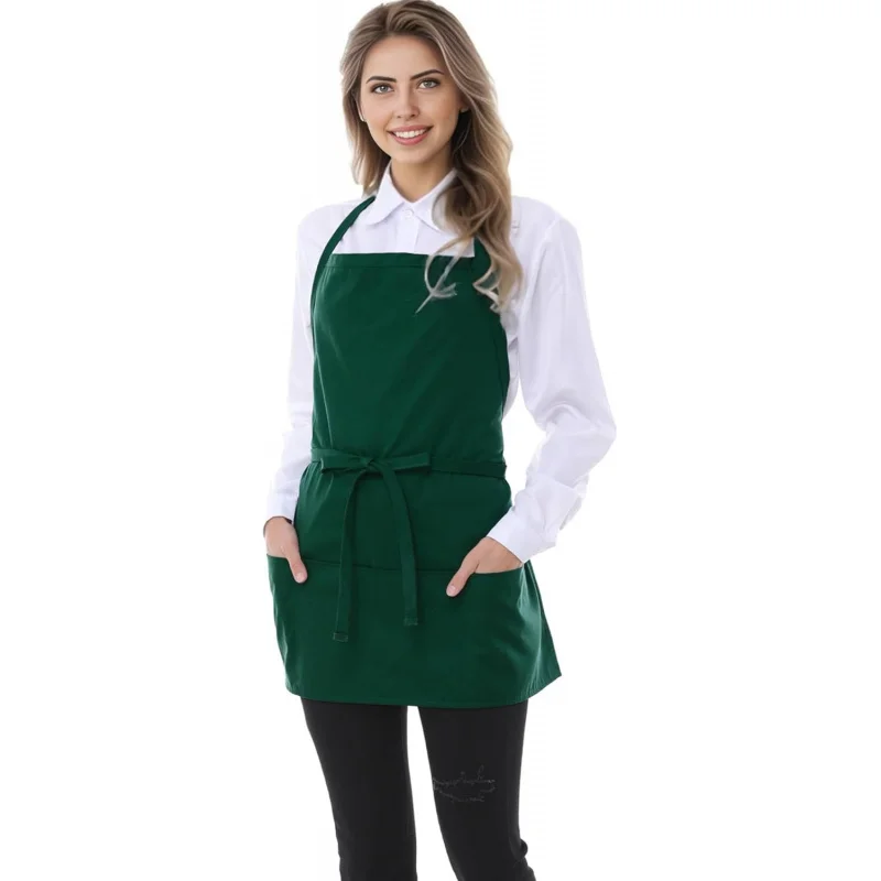 Chef Apron 3 Pocket Short Apron Adjustable Halter Apron Waitress Apron Kitchen Aprons for Cooking Women
Chef Apron 3 Pocket Short Apron Adjustable Halter Apron Waitress Apron Kitchen Aprons for Cooking Women