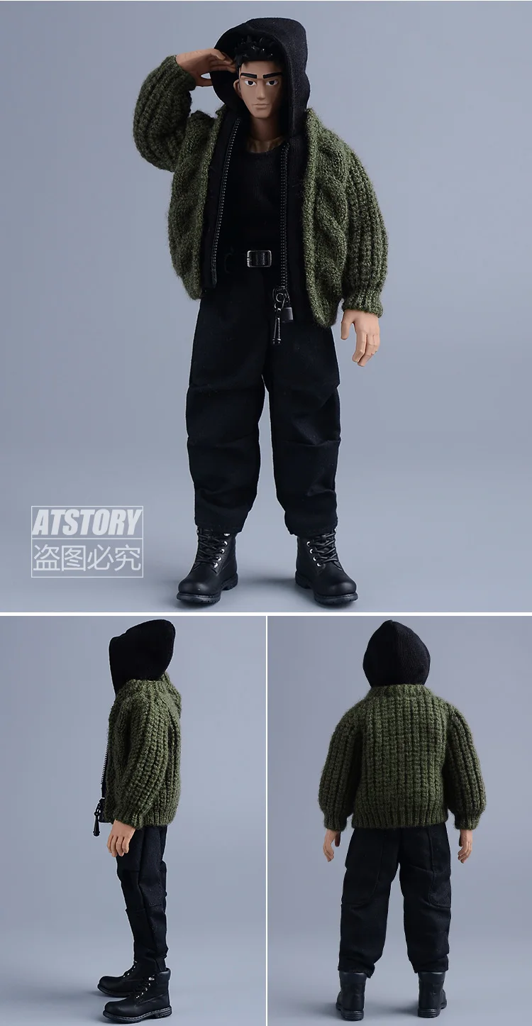 In Stock 1/12 Scale ATStory Casual Male Soldier Trendy Knit Handsome Coat BJD ASi Fit 6inch Action Figure Model Toys
In Stock 1/12 Scale ATStory Casual Male Soldier Trendy Knit Handsome Coat BJD ASi Fit 6inch Action Figure Model Toys