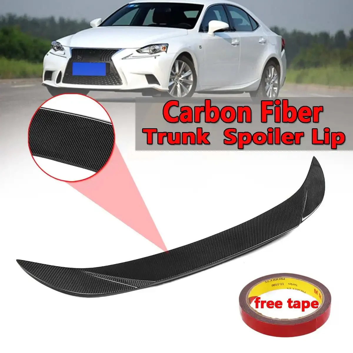 Real Carbon Fiber Car Rear Spoiler Wing Lip Extension For Lexus IS250 Sedan 2014-2017 Rear Trunk Spoiler Lip Boot Wing Lip
Real Carbon Fiber Car Rear Spoiler Wing Lip Extension For Lexus IS250 Sedan 2014-2017 Rear Trunk Spoiler Lip Boot Wing Lip