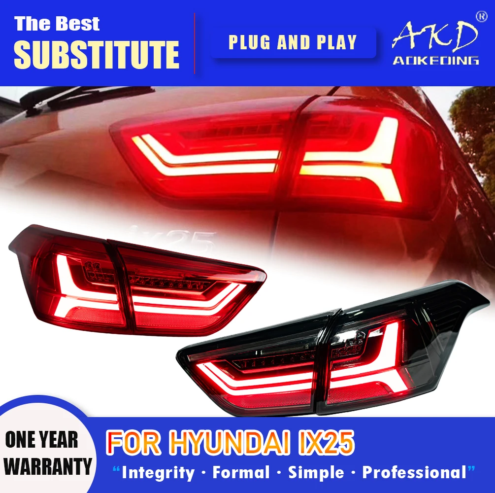 Задний фонарь AKD для Hyundai IX25, светодиодный задний фонарь 2015-2017 IX25, задний противотуманный тормозной сигнал поворота, автомобильные аксессуары
Задний фонарь AKD для Hyundai IX25, светодиодный задний фонарь 2015-2017 IX25, задний противотуманный тормозной сигнал поворота, автомобильные аксессуары