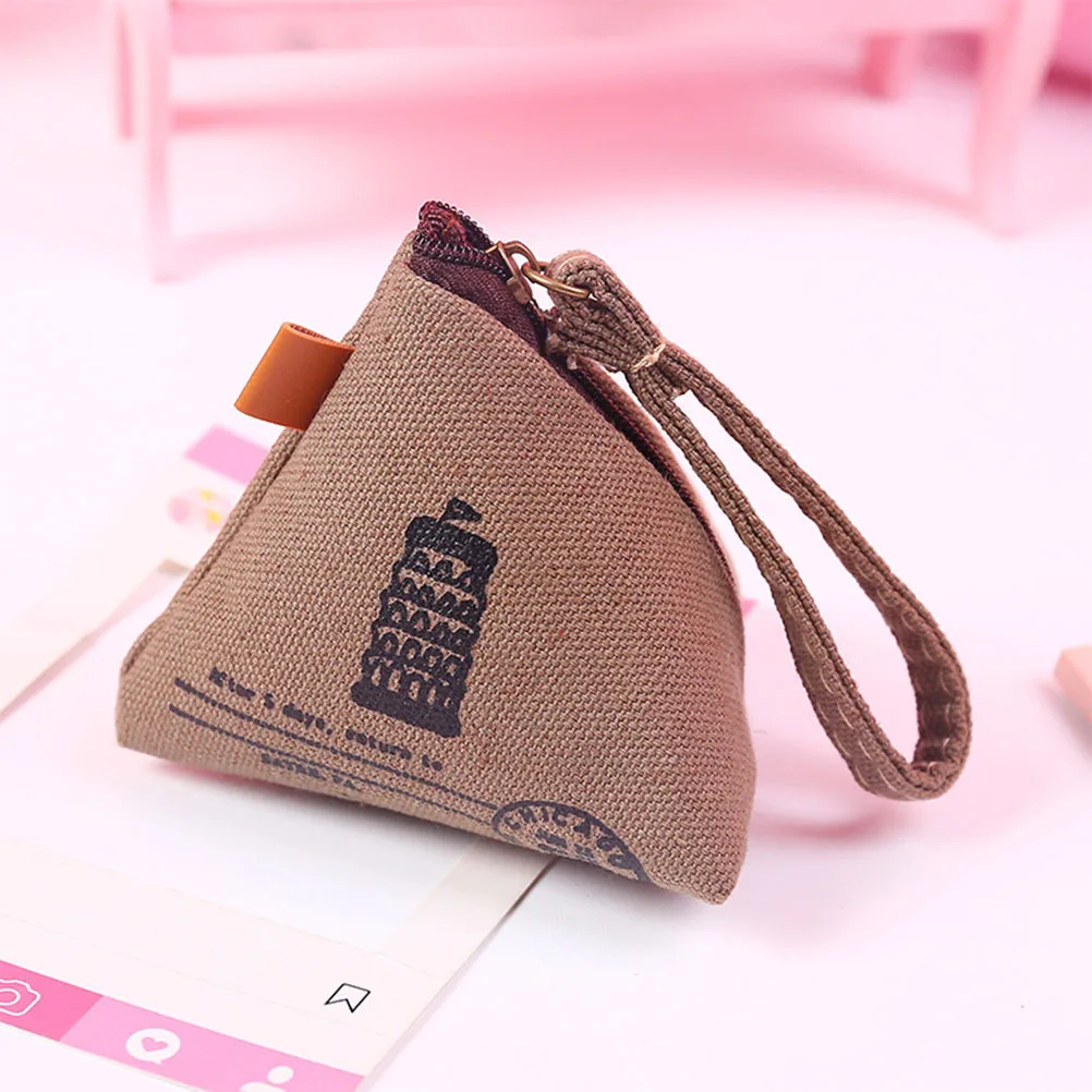4 pcs Canvas Coin Purse 3D Pyramid Shape Zipped Triangle Pouch For Women Korean Style Small Wallet Storage Pouch For Daily Use
4 pcs Canvas Coin Purse 3D Pyramid Shape Zipped Triangle Pouch For Women Korean Style Small Wallet Storage Pouch For Daily Use