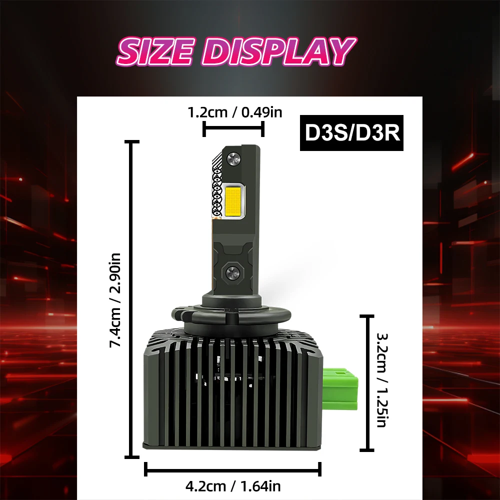 For Chevrolet Suburban 2015-2020 D3S D3R LED Headlight Xeno White HID Replacement Auto Light Bulbs Highlight 3570 CSP CHIPS
For Chevrolet Suburban 2015-2020 D3S D3R LED Headlight Xeno White HID Replacement Auto Light Bulbs Highlight 3570 CSP CHIPS