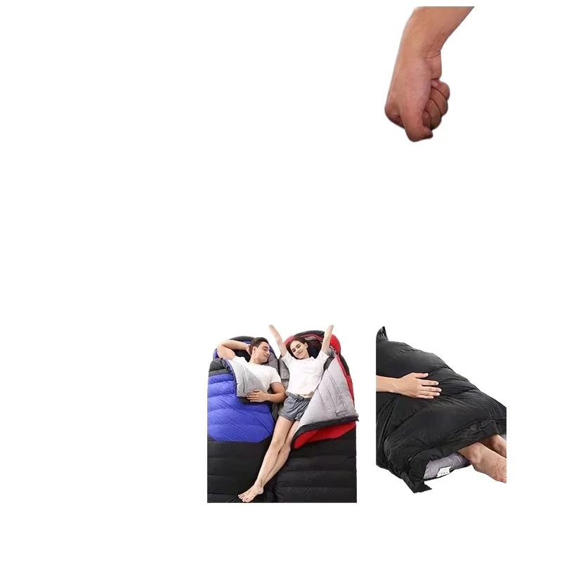 Down sleeping bag adult outdoor camping couple winter cold and warm minus 20 degrees thickened adult indoor
Down sleeping bag adult outdoor camping couple winter cold and warm minus 20 degrees thickened adult indoor