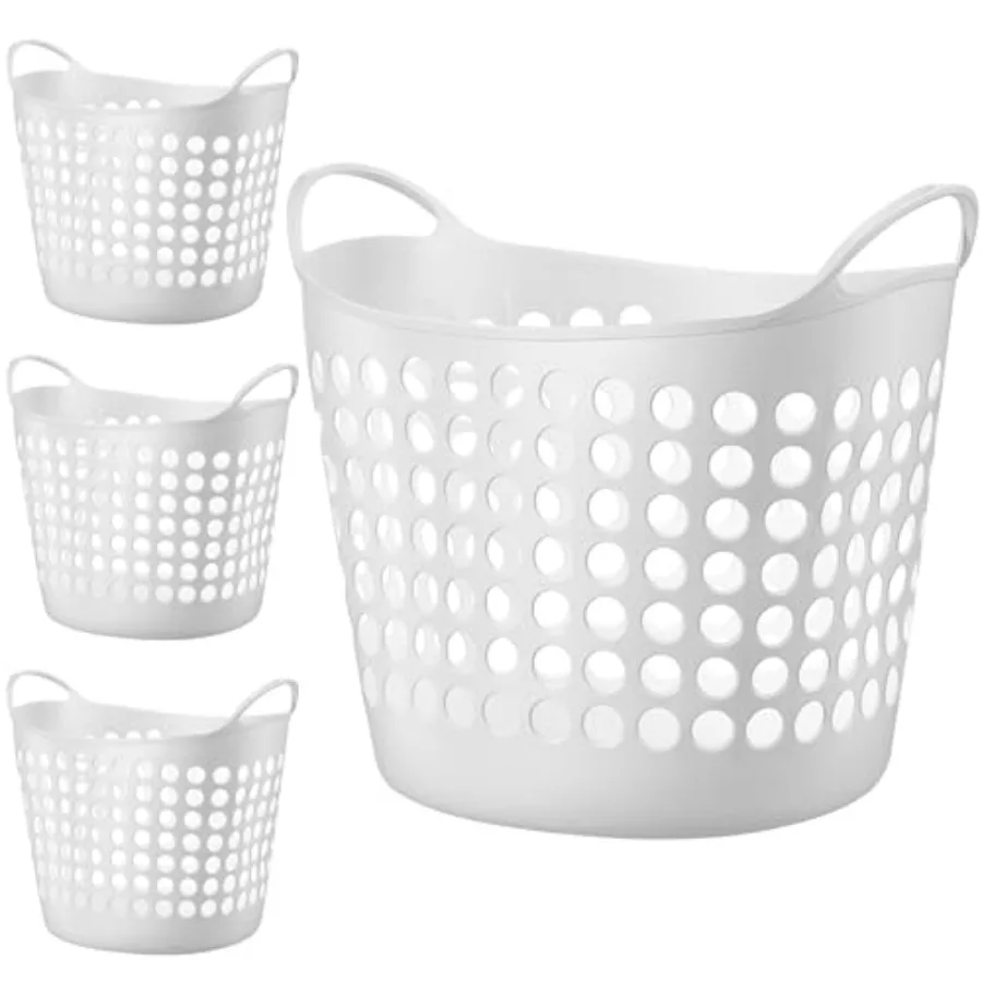 3 Pcs Flexible Laundry Basket Set Carry Portable Flexible Laundry with Carrying Handles White Large Versatile Laundry for Bathr
3 Pcs Flexible Laundry Basket Set Carry Portable Flexible Laundry with Carrying Handles White Large Versatile Laundry for Bathr