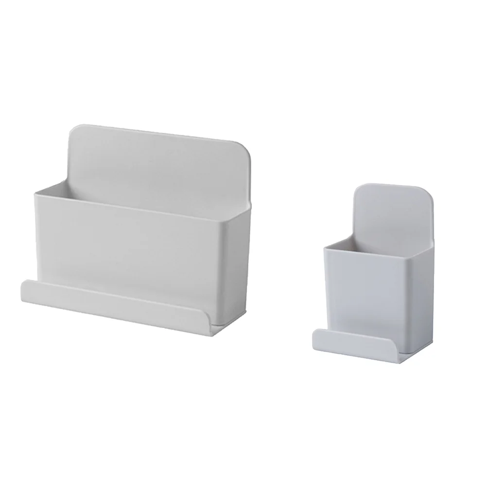 2PCS Wall Mount Holder One Compartment Organizer Phone Storage Box Container (Grey) remote controller organizer
2PCS Wall Mount Holder One Compartment Organizer Phone Storage Box Container (Grey) remote controller organizer