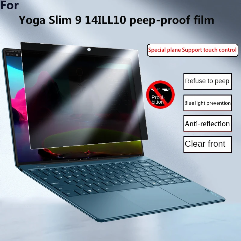 Для ноутбука Lenovo Yoga Slim 9 14ILL10 с защитой от подглядывания, 14-дюймовая пленка для компьютера Yoga Slim 9i Gen10, антипип, конфиденциальная пленка, антишпионская пленка
Для ноутбука Lenovo Yoga Slim 9 14ILL10 с защитой от подглядывания, 14-дюймовая пленка для компьютера Yoga Slim 9i Gen10, антипип, конфиденциальная пленка, антишпионская пленка